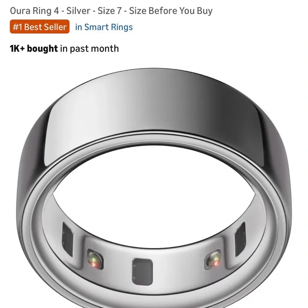 Oura Silver Smart Ring
